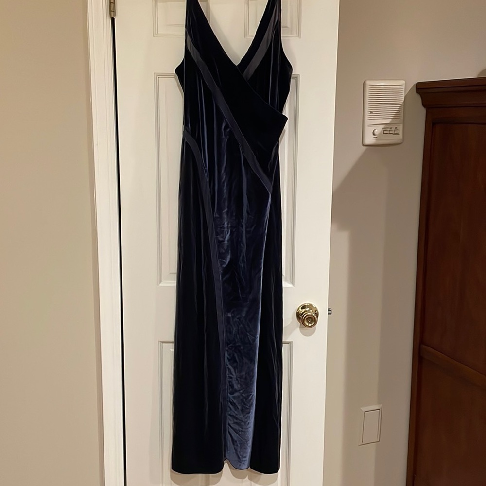 Free People velvet maxi dress
